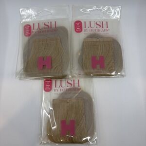 3 PACK Hotheads Tape-In Extensions LUSH Originals 24" 20 Pieces Color Garnet 6C